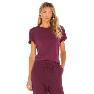 Frank & Eileen Women's Crew-Neck Perfect T-Shirt Top Plum Purple Size M NWOT